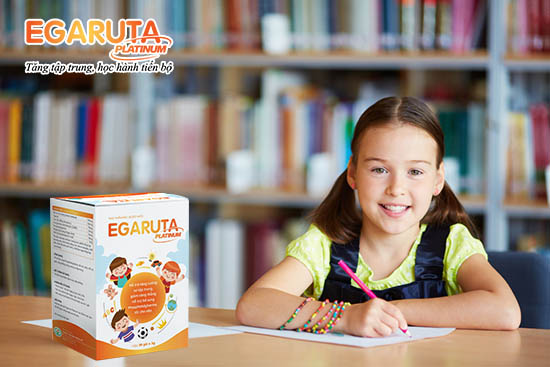 Cốm Egaruta Platinum giúp cải thiện tập trung, giảm căng thẳng ở trẻ